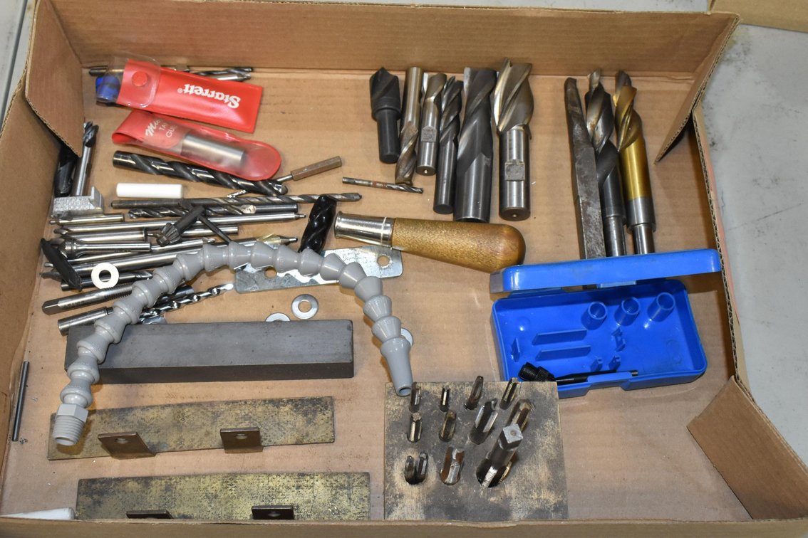 Assorted Taps, Drill Bits and End Mills