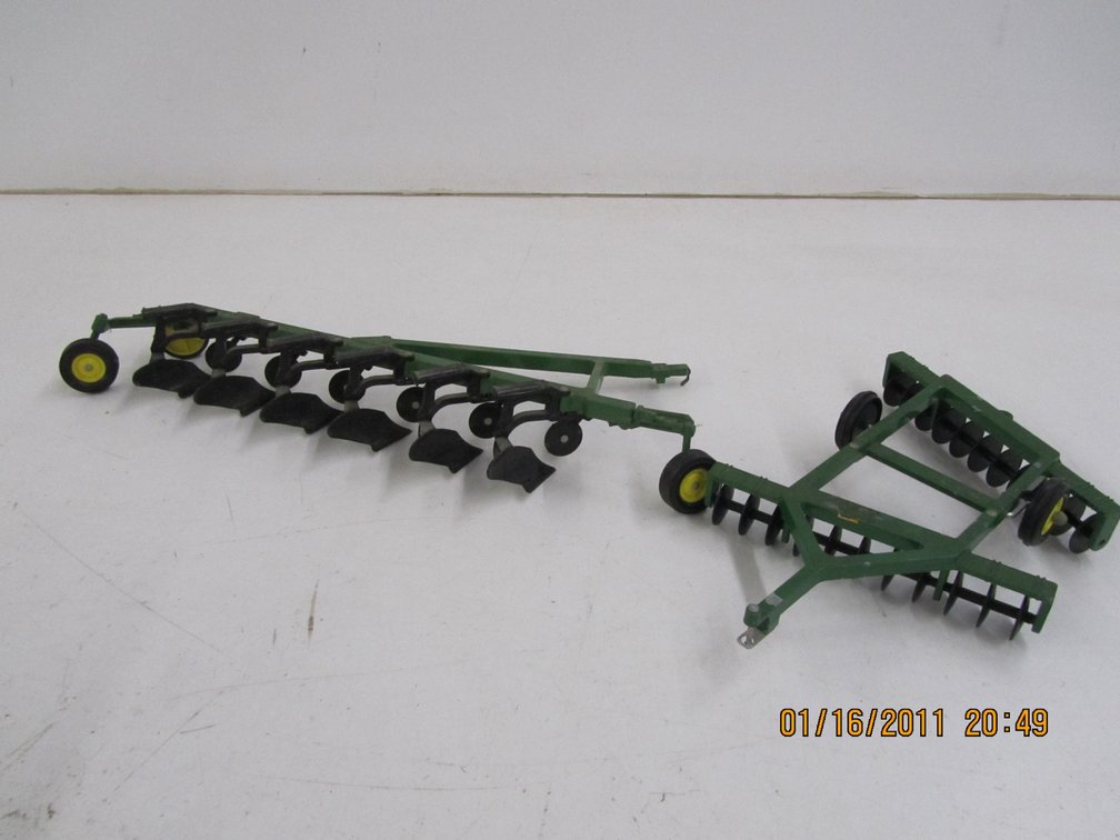 (2) John Deere Implement Die Cast