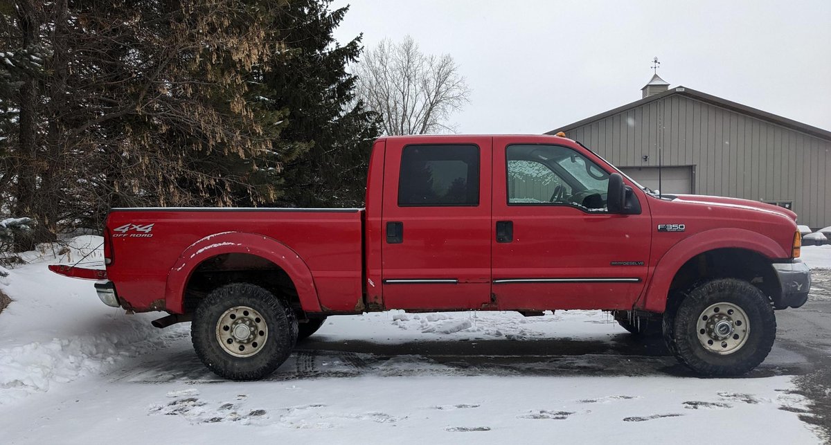 2000 Ford F-350 XLT Super Duty 4-Door Quad Cab