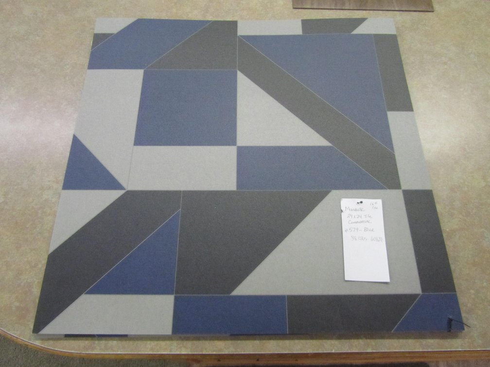 384 Sq Ft Mohawk Commercial Tile - Blue