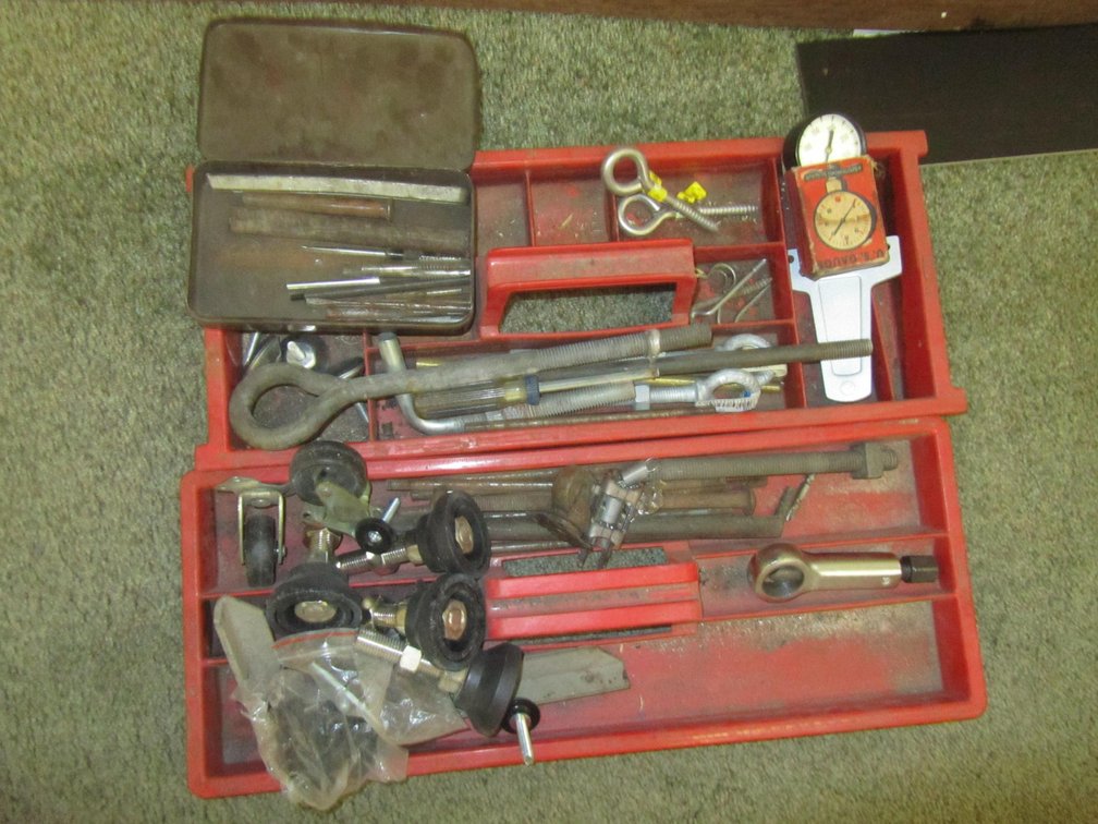 (2) Tool Organizers Full Of Assorted Hardware And More