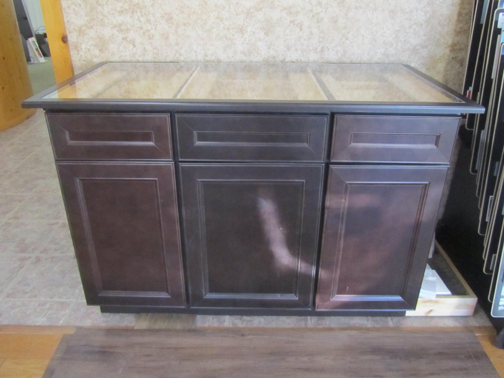 Homecrest Cabinetry Glass-Top Storage Cabinet