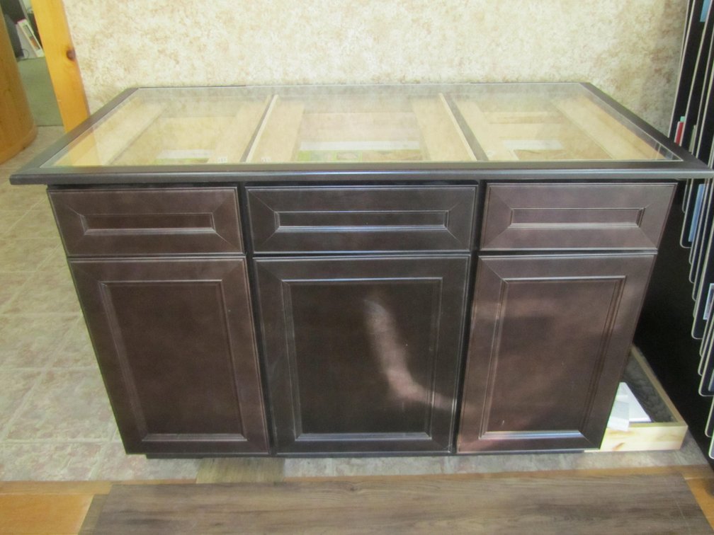 Homecrest Cabinetry Glass-Top Storage Cabinet