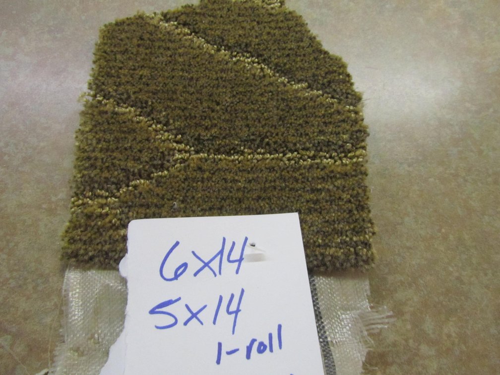 (2) Gold Stripe Pattern Remnants