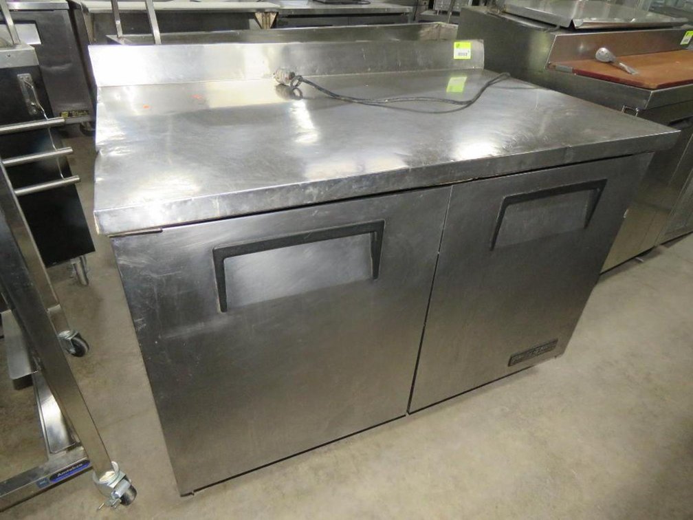 True 48" Undercounter Freezer on Wheels