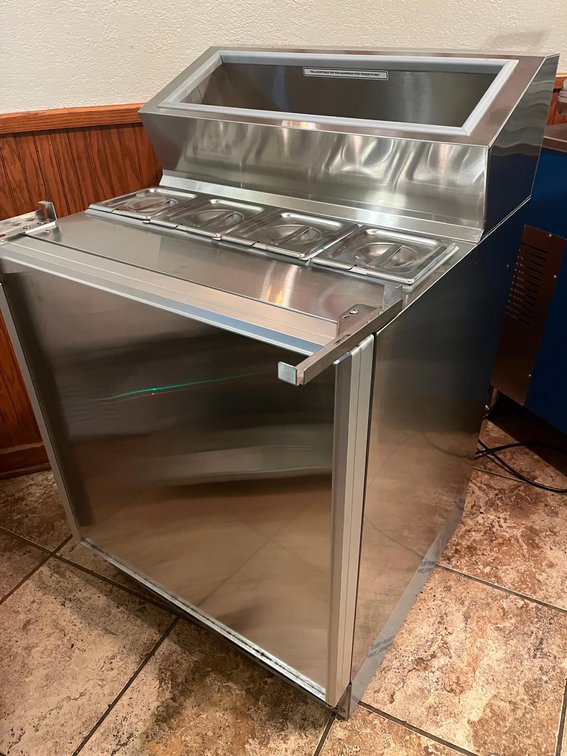 New Silver King Fountainette Cooler on Casters