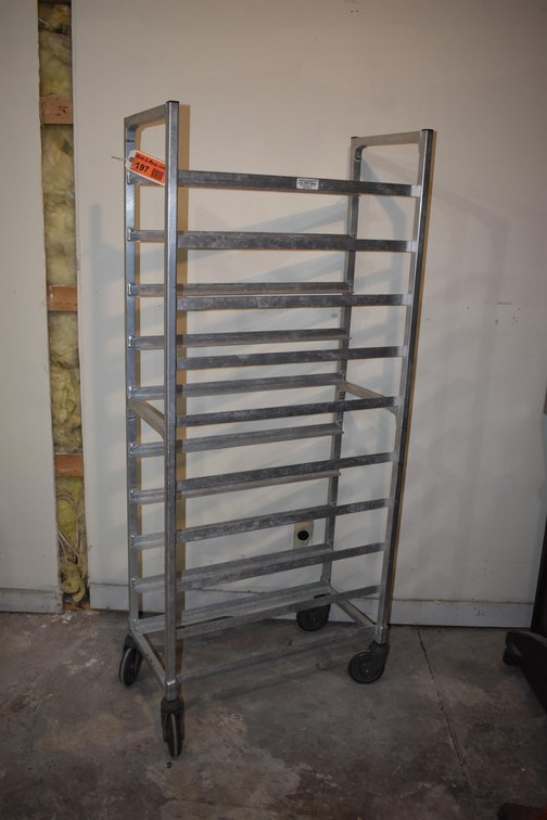 New Age Rolling 10-Slot Sheet Pan Rack