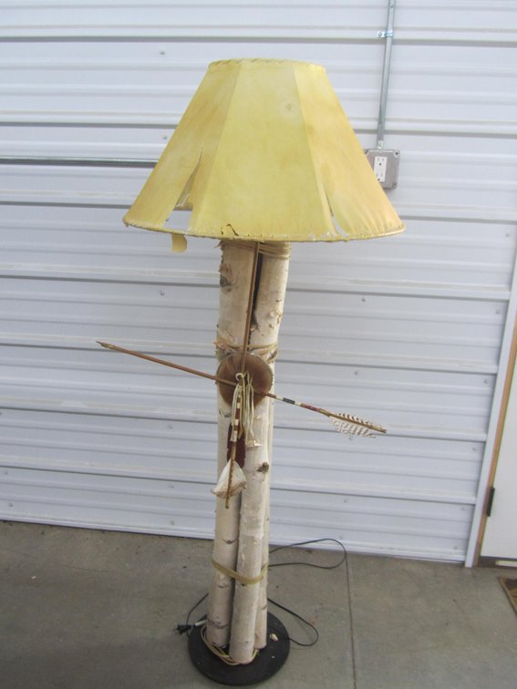 Birch Floor Lamp