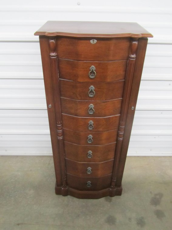 Wood Trinket/Jewelry Cabinet