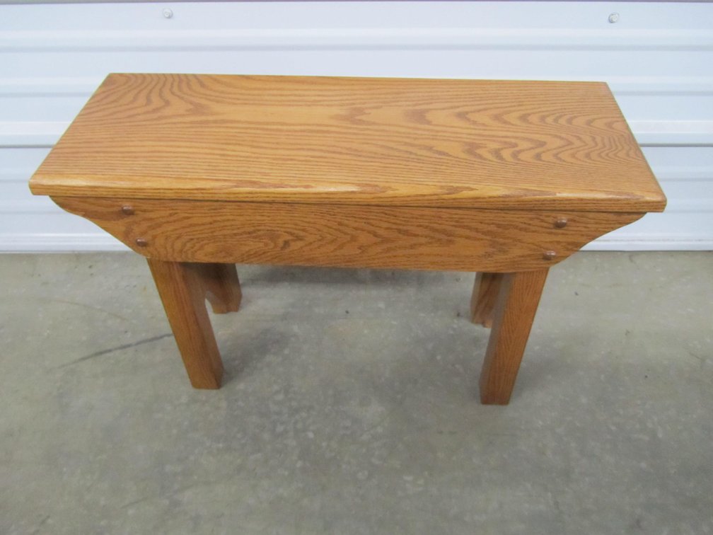 Small Wood Bench