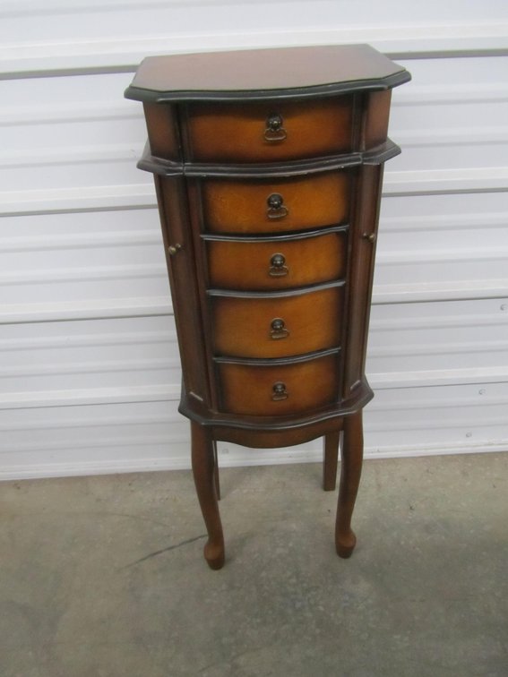 Wood Trinket/Jewelry Cabinet
