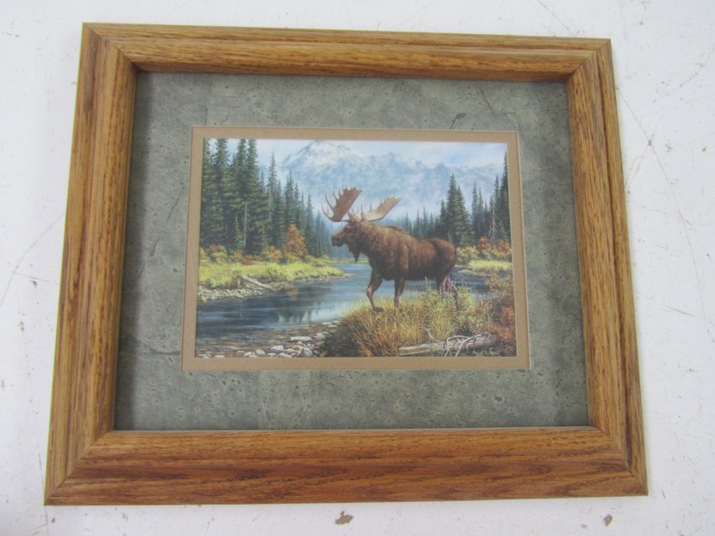 Moose Print By Frank D.Miller
