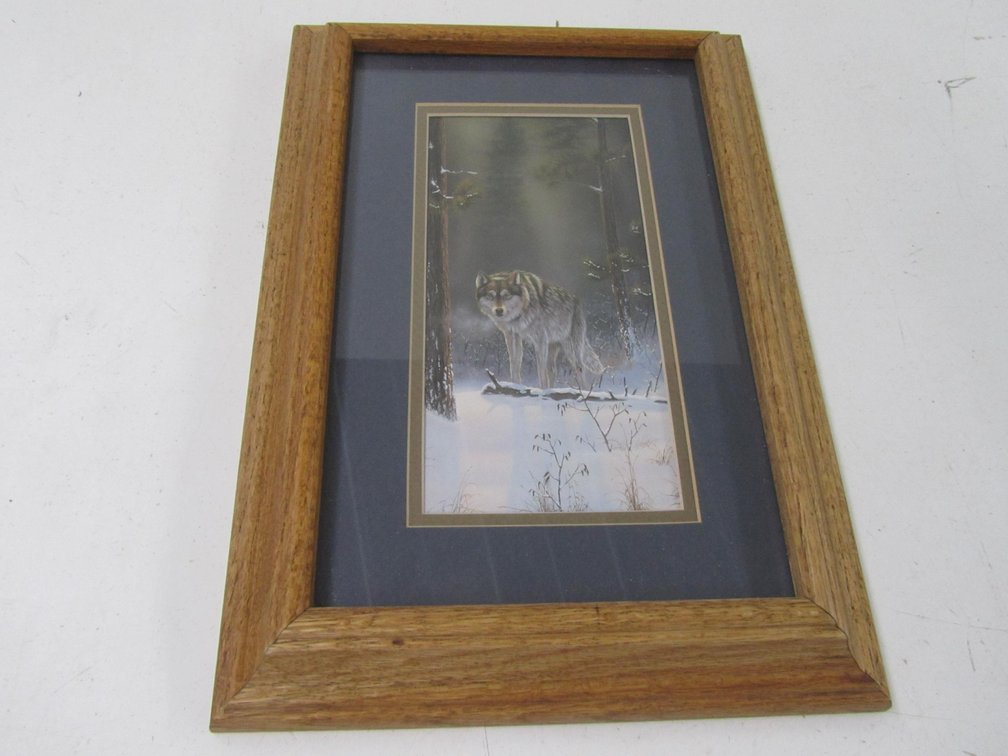 Framed Wolf Print