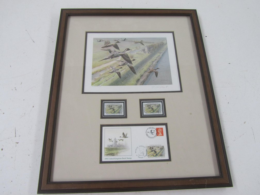 United Kingdom Wildlife Habitat Trust Stamp Print By Rodger McPhail