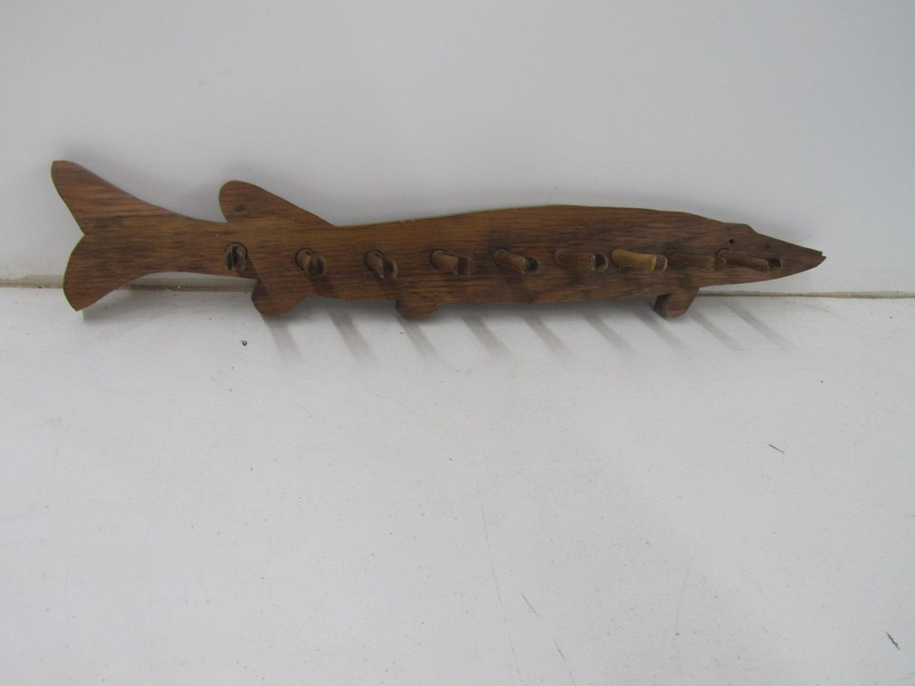 Wood Fishing Rod Holder