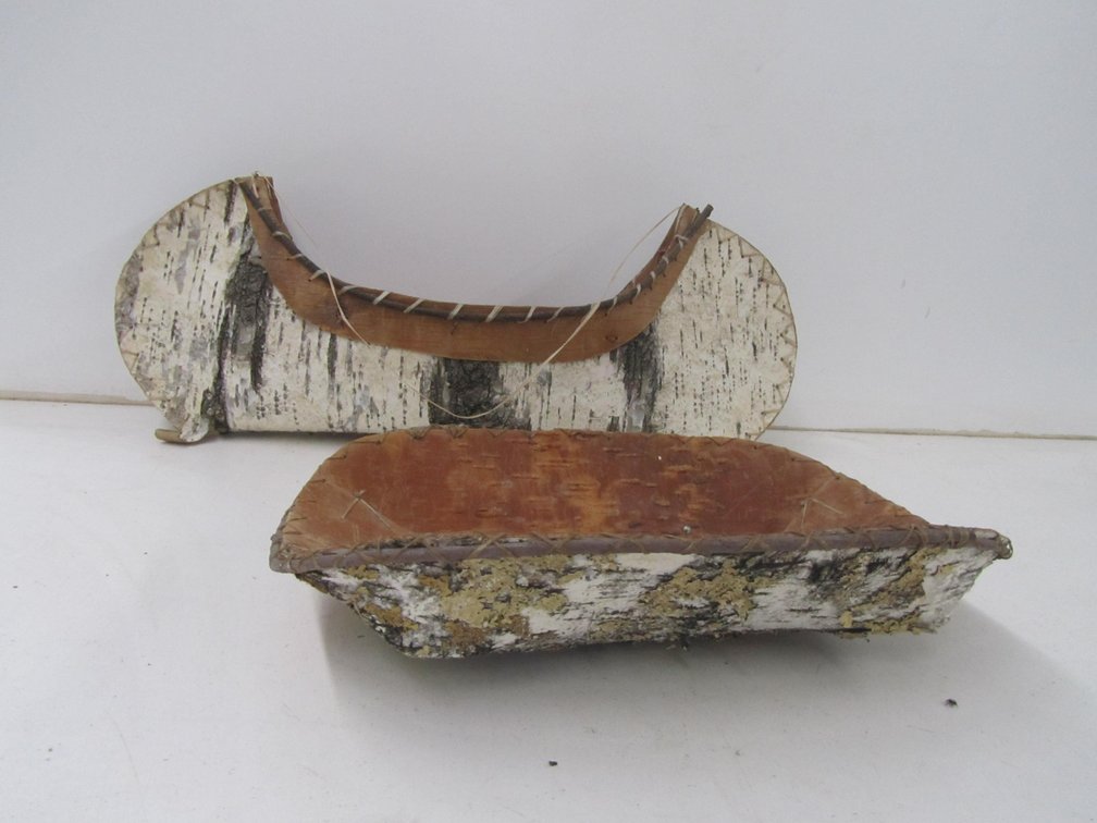 (2) Birch Bark Displays/Decorations