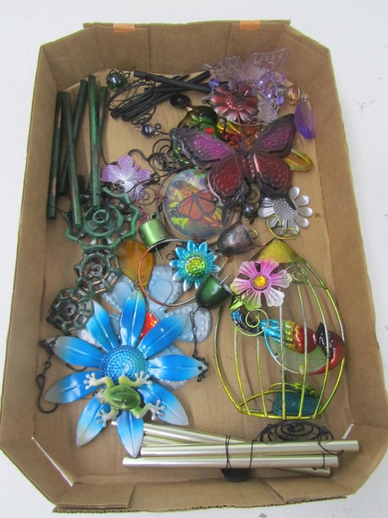 Lot Of Hanging Outdoor Ornaments