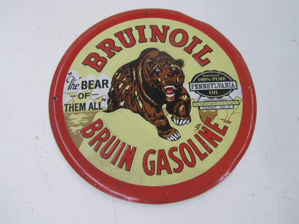 Bruinoil Metal Sign