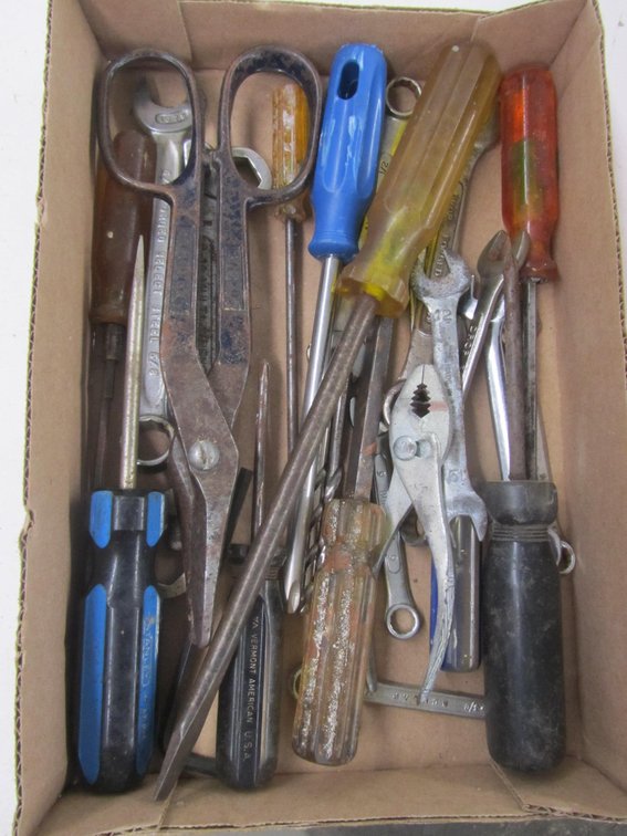 Flat Of Assorted Tools