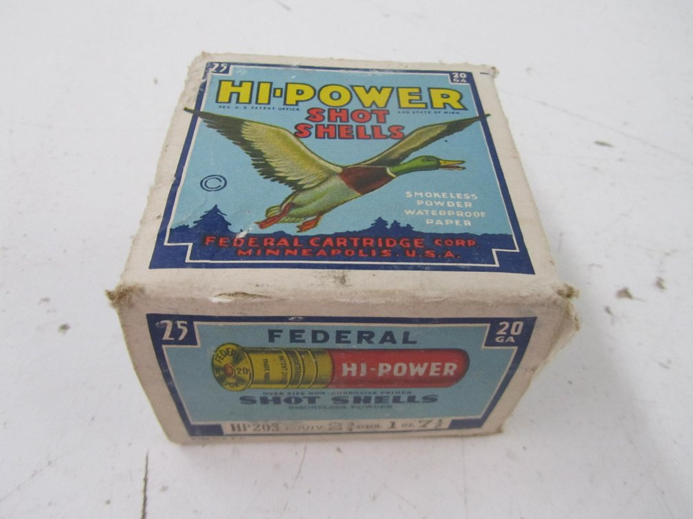 (25) Rounds Of Federal Hi-Power 20 Gauge