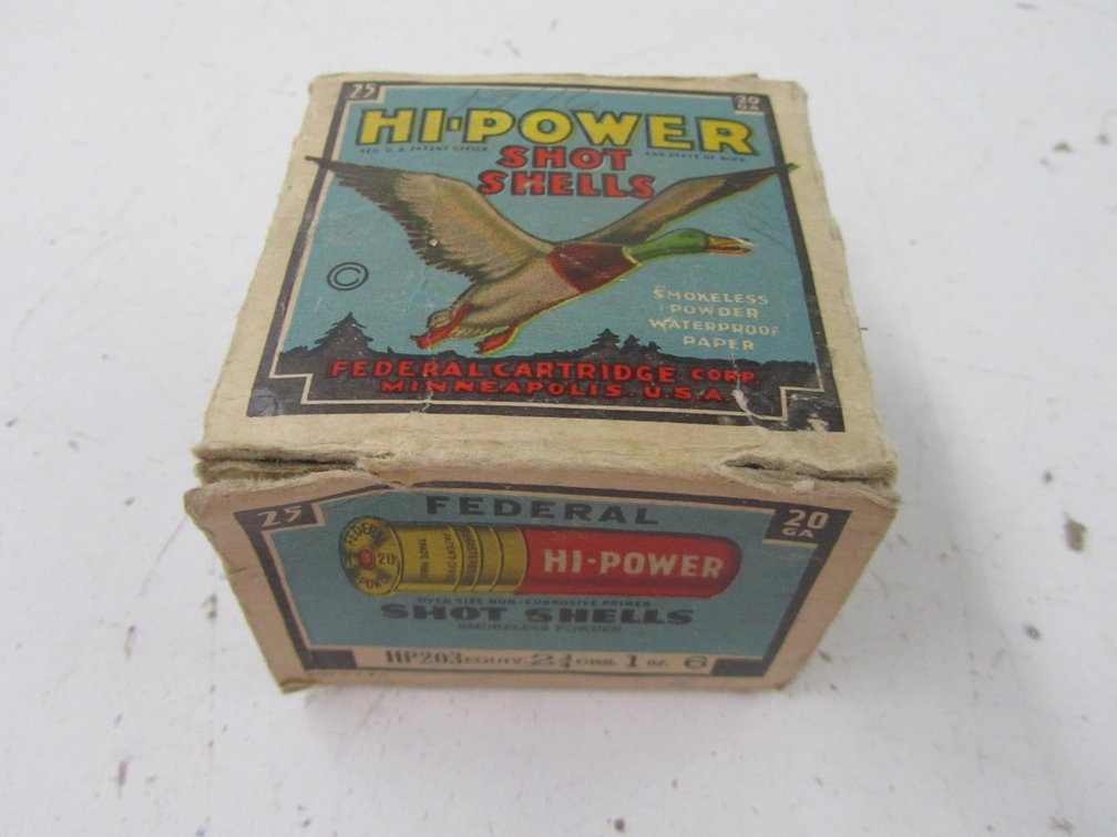 (25) Rounds Of Federal Hi-Power 20 Gauge