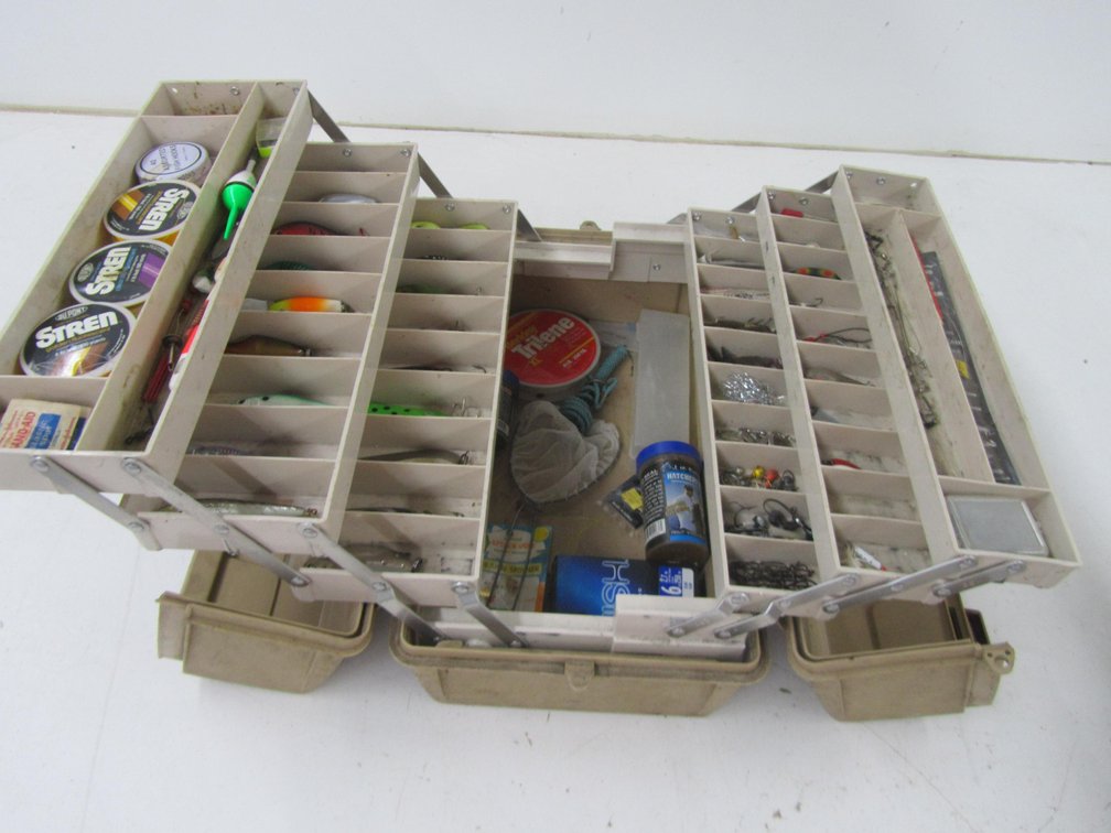Adventurer Tackle Box Full Of Assorted Tackle