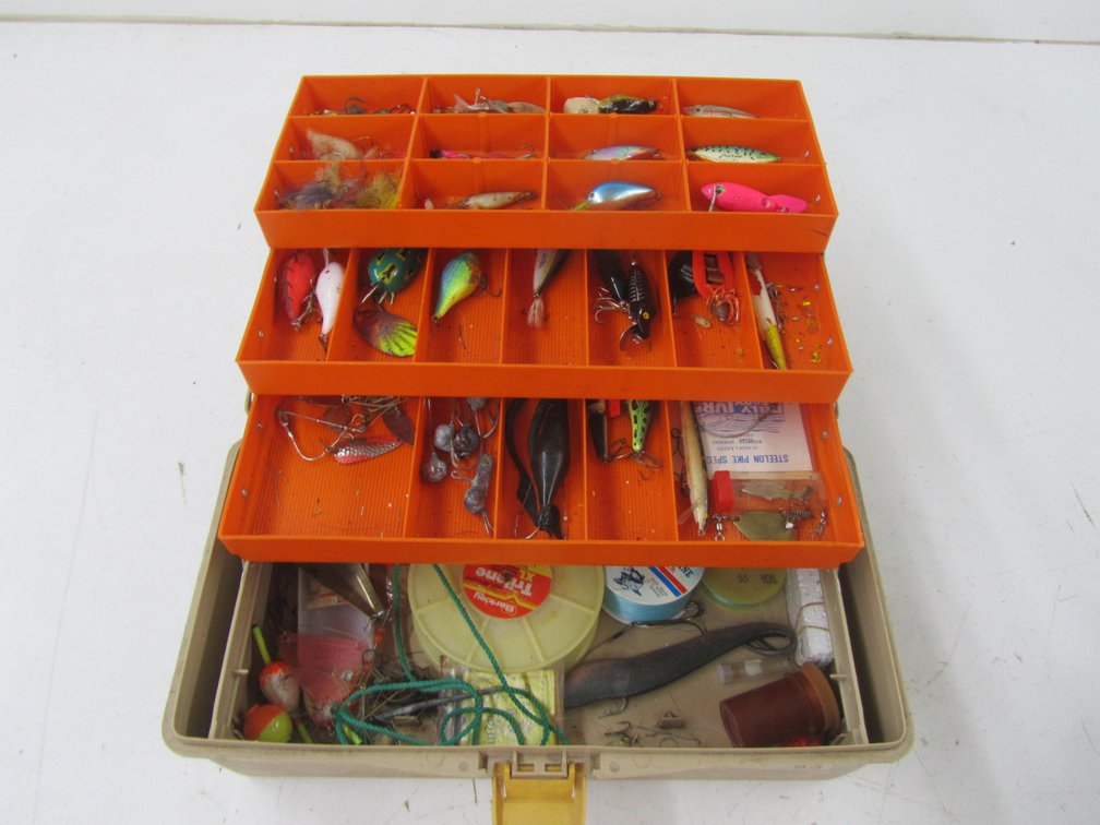 Woodstream 93 Tackle Box Full Of Assorted Tackle