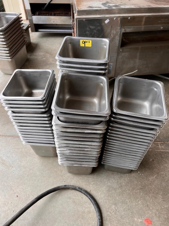 (72) Stainless Steel Steamtable Pans