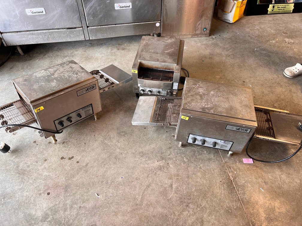 (3) Mini Conveyor Ovens