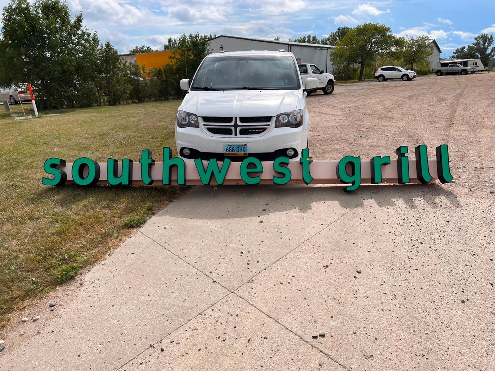 Large Southwest Grill Light Up Sign