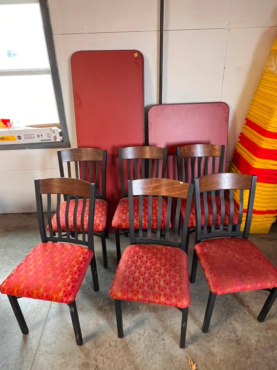 Table Tops w/ 6 Chairs