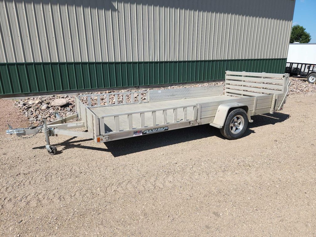2019 ALUMA 79"×15' UTILITY TRAILER W/3500 LB AXLE 