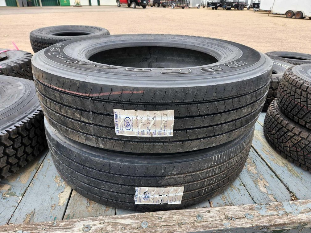 BF GOODRICH & YOKOHAMA RECAPS  275/80 R24.5 RADIALS MATCHIING 2 TIMES THE MONEY 
