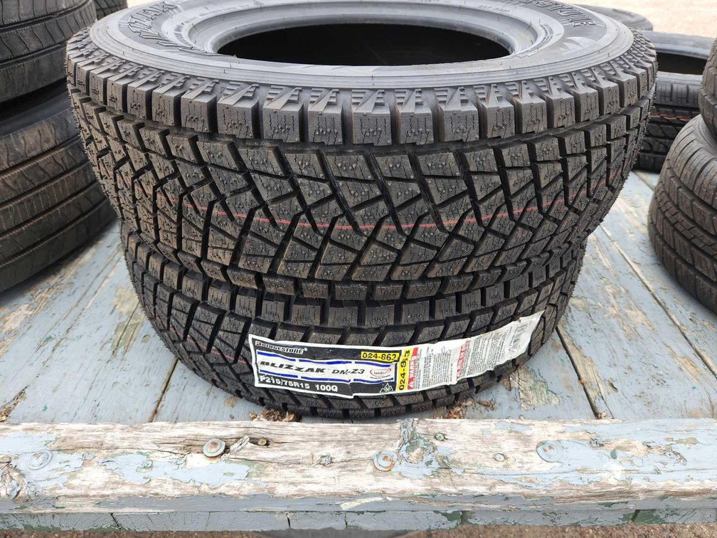 BRIDGESTONE BLIZZAK 215/75R15 TIRES 2 TIMES THE MONEY