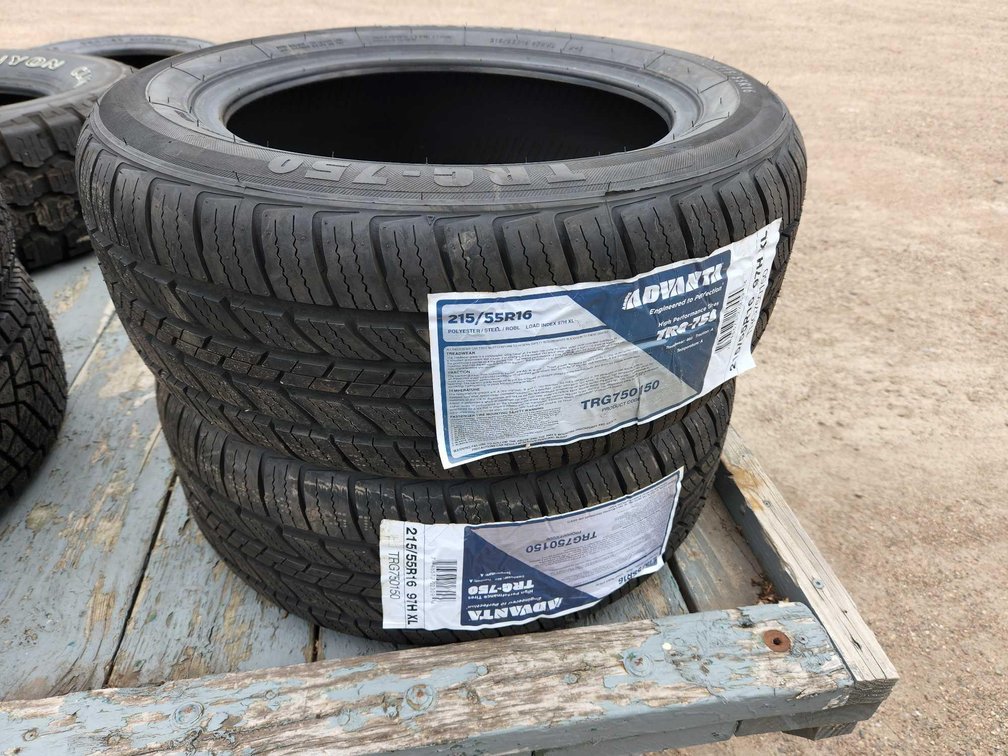 ADVANTA 215/55R16 RADIAL TIRES NEW 2 TIMES THE MONEY