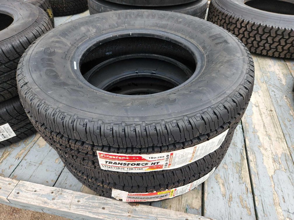 FIRESTONE TRANSFORCE HT LT245/75R16 NEW 2 TIMES THE MONEY