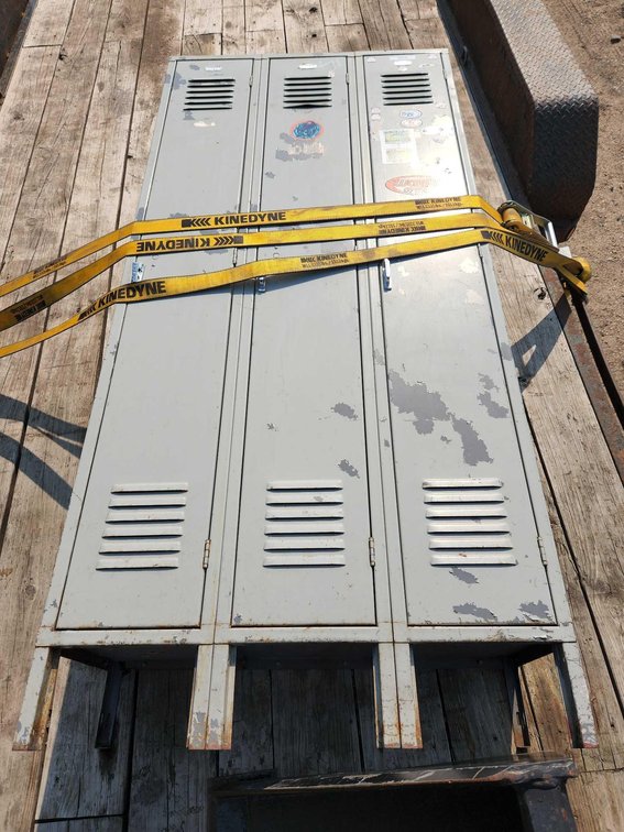 3 SCHOOL LOCKERS