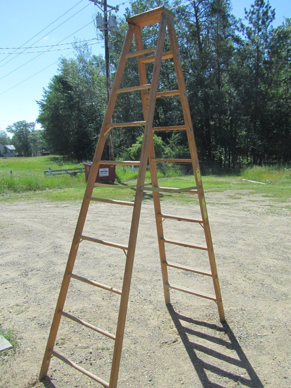 10' Wood Step Ladder
