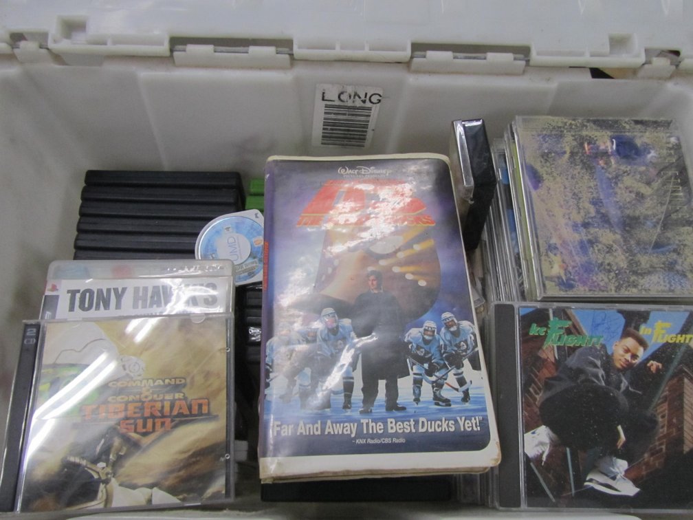 Tub Full Of Assorted Electronics