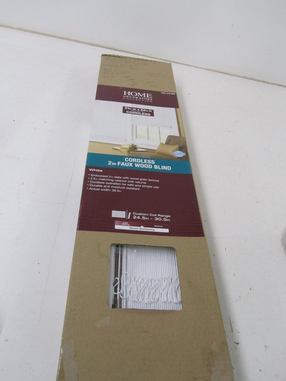 Home Decorators Collection Cordless Faux Wood Blind