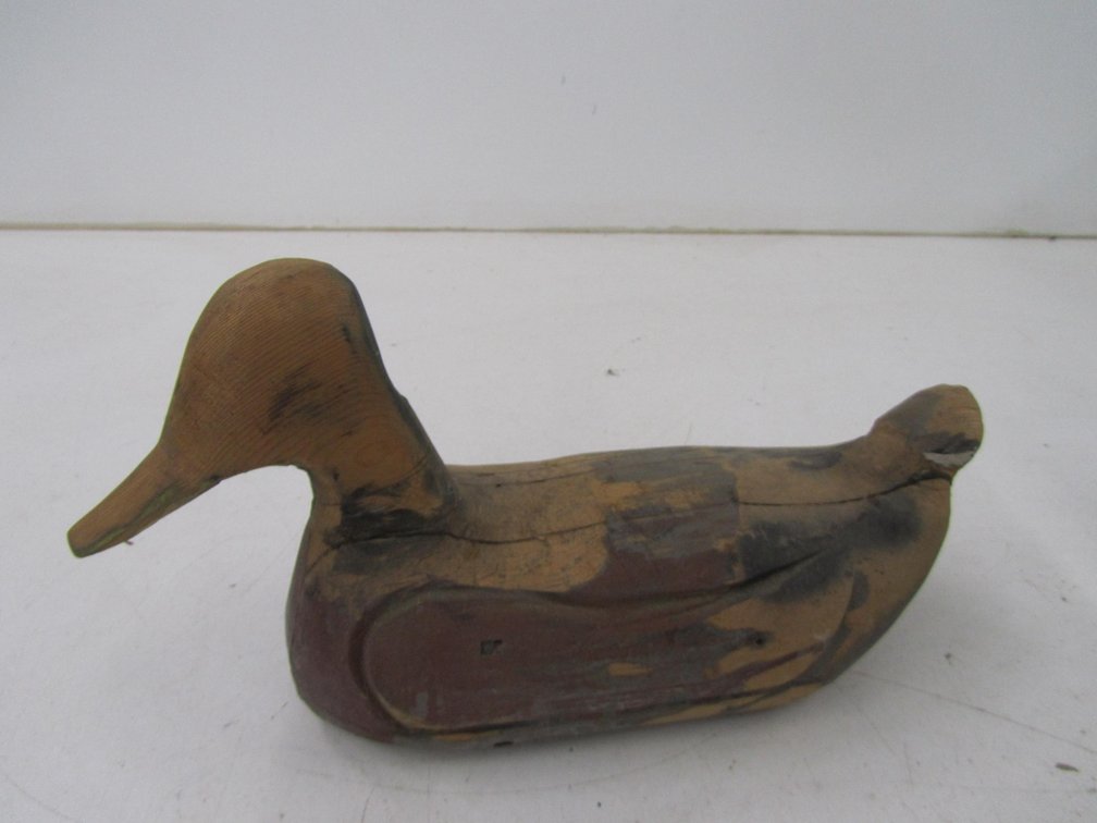 Wood Hand-Carved Duck Decoy