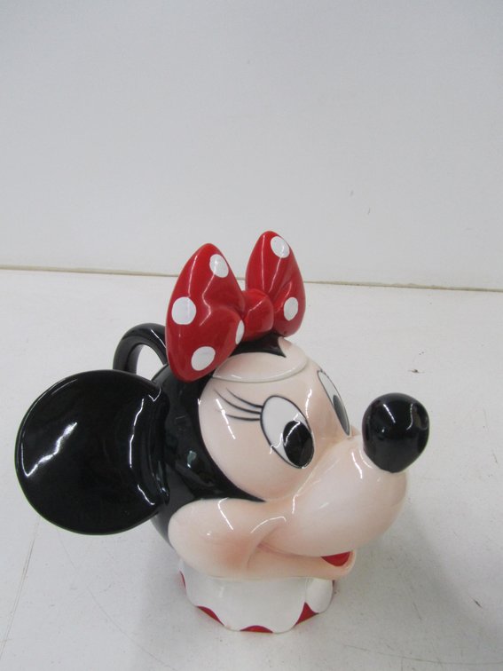 Disney Ceramic Minnie Mouse Tea Pot
