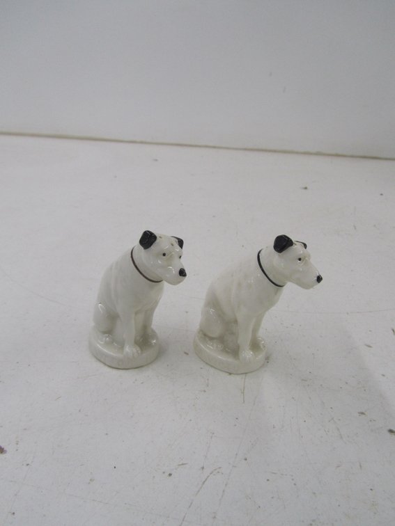 Vintage Lenox RCA Victor Dog Salt And Pepper Shaker Set