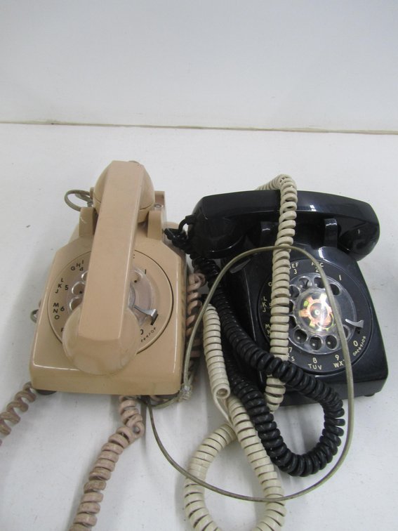 (2) Vintage Rotary Phones
