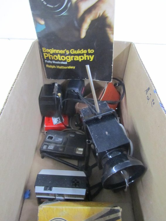Lot Of Assorted Vintage Cameras And More