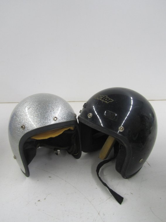 Vintage Glitter Flake Helmet