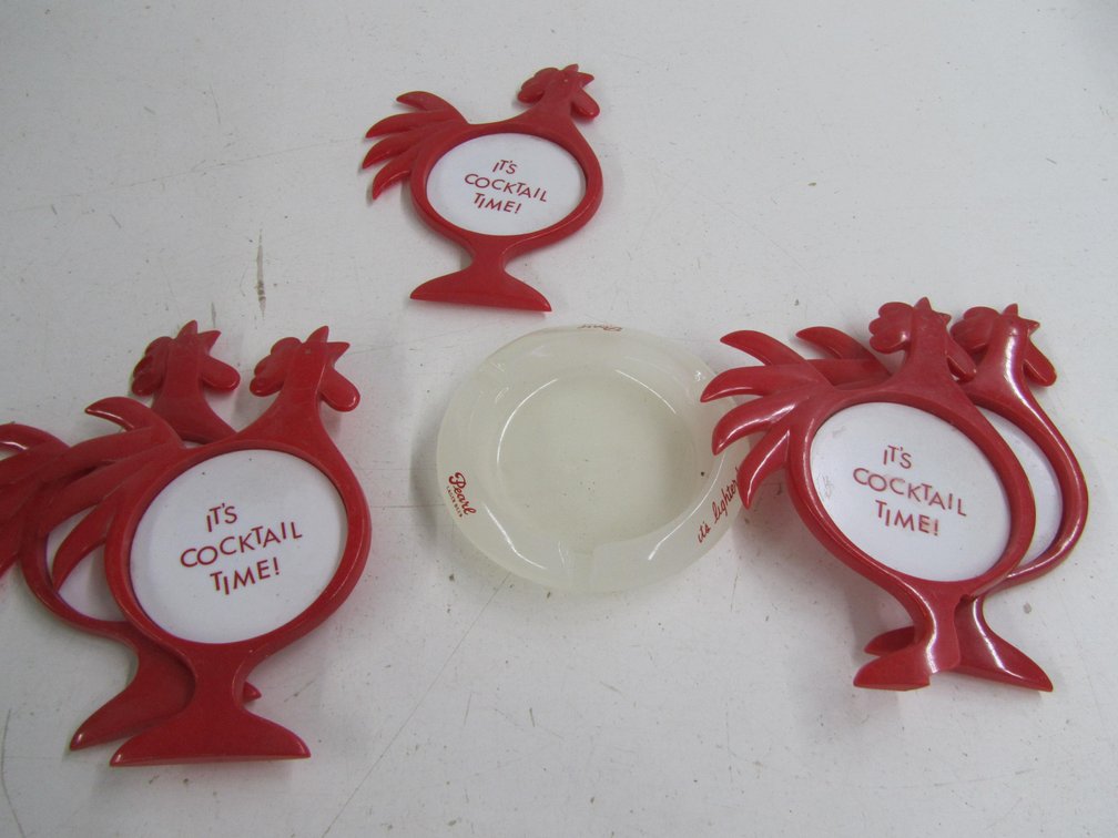 (5) "It's Cocktail Time" Coasters
