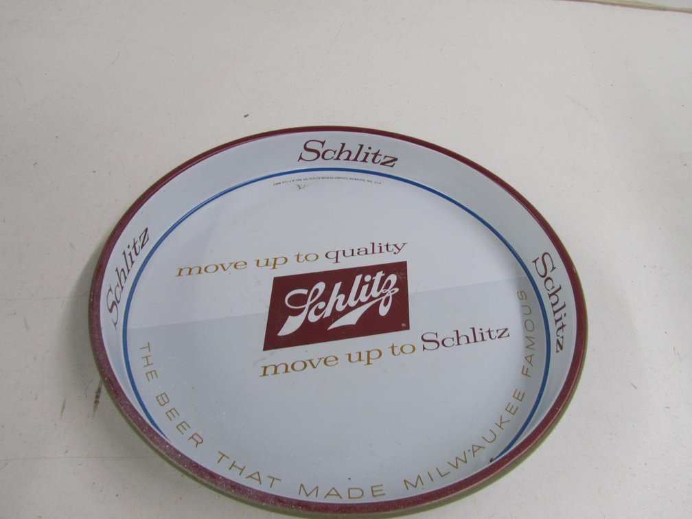 Schlitz Metal Beer Tray