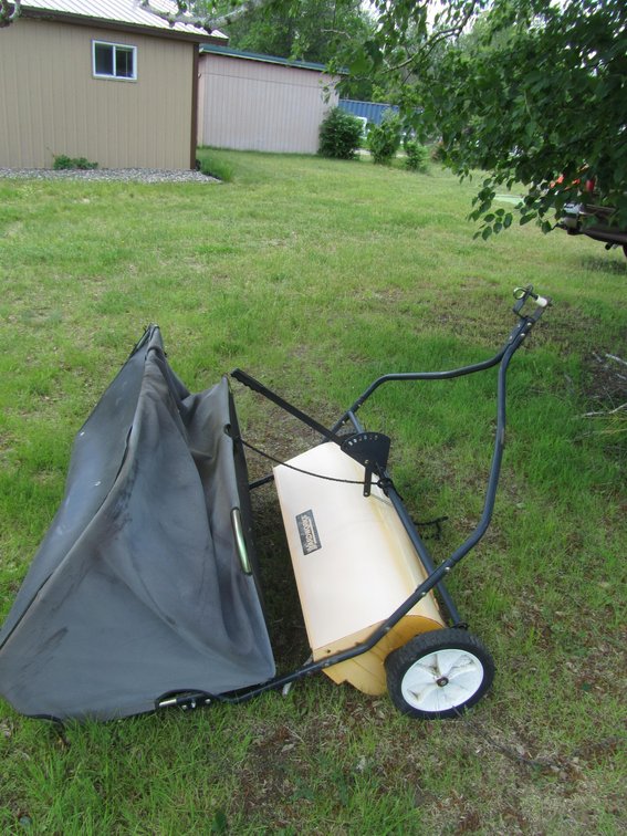 Yardwork's Pull Behind Lawn Sweeper