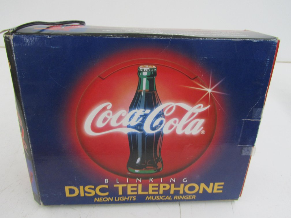 1995 KNG Coca-Cola Blinking Disc Telephone